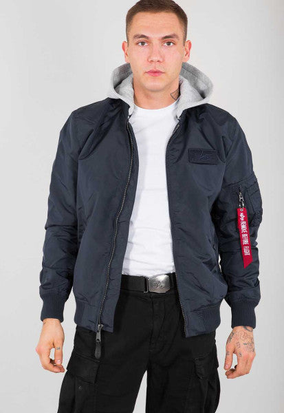 ALPHA INDUSTRIES - MA-1 TT Hood Bomberjacke mit Kapuze